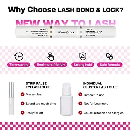 CALAILIS Lash Bond and Seal for Cluster Lashes | Waterproof & Sweat-Proof, 7+ Day Hold thumbnail 4