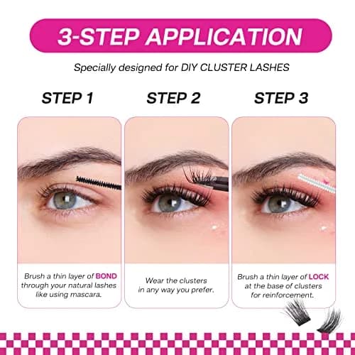 CALAILIS Lash Bond and Seal for Cluster Lashes | Waterproof & Sweat-Proof, 7+ Day Hold thumbnail 7