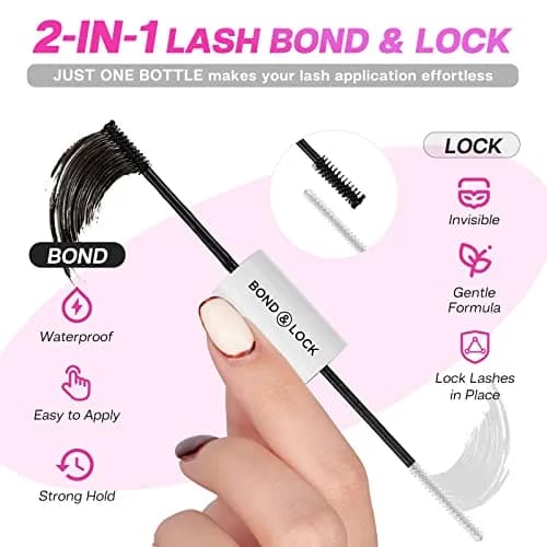 CALAILIS Lash Bond and Seal for Cluster Lashes | Waterproof & Sweat-Proof, 7+ Day Hold thumbnail 2