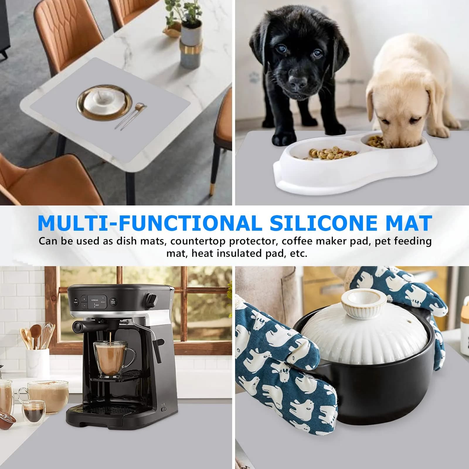 Gartful Oversize Silicone Craft Mat 80cm x 60cm (31.5" x 23.6") | Protects Surfaces from Resin, Paint & Heat - view 6