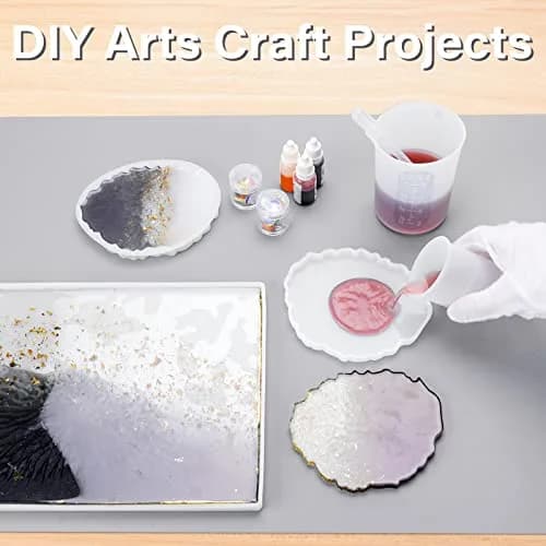 Gartful Silicone Craft Sheet Large 70x50cm (27.6"x19.7") | Protects Surfaces from Resin, Paint & Heat thumbnail 5