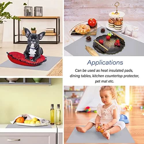Gartful Silicone Craft Sheet Large 70x50cm (27.6"x19.7") | Protects Surfaces from Resin, Paint & Heat thumbnail 7