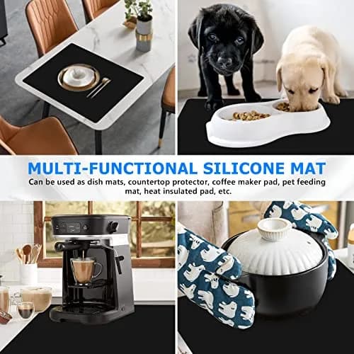 Gartful Oversize Silicone Craft Mat 80 x 60 cm (31.5 x 23.6 inches) | Protects Surfaces from Resin, Paint, and Heat thumbnail 5