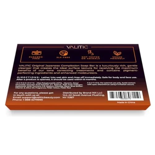 VALITIC Kojic Acid Dark Spot Remover Soap Bar 4 Pack (14 oz / 397 g) | Original Japanese Complex for Even Skin Tone thumbnail 3