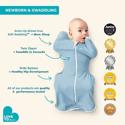 Love to Dream Swaddle Up Baby Sleep Sack 1.0 TOG 156g (5.5oz) Dusty Pink | Helps Baby Self-Soothe & Sleep Longer thumbnail 7