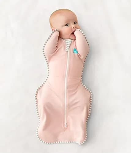 Love to Dream Swaddle Up Baby Sleep Sack 1.0 TOG 156g (5.5oz) Dusty Pink | Helps Baby Self-Soothe & Sleep Longer thumbnail 3