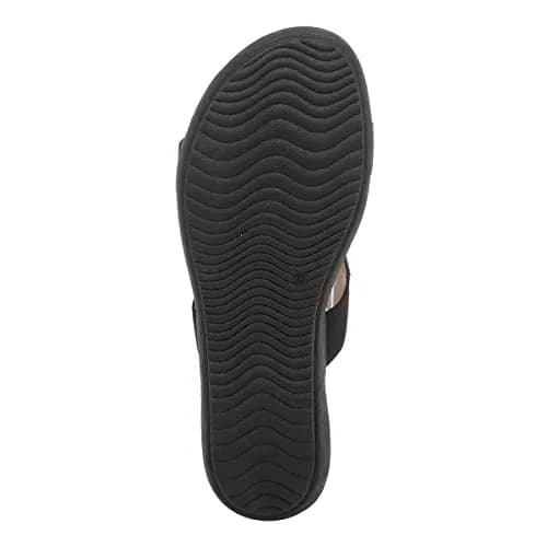 PATRIZIA Twirling Women's Slip-On Sandals – Crystal & Bead Embellished, Microsuede Footbed, 1¼” Heel, Black, EU 36 / US 5.5-6 | Casual Summer Style thumbnail 9