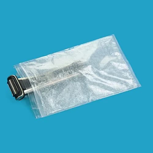 GPI POLY 6" x 9" Bubble Zip Bags | Heavy Duty 3 Mil Reusable Bubble Pouches for Fragile Items thumbnail 3