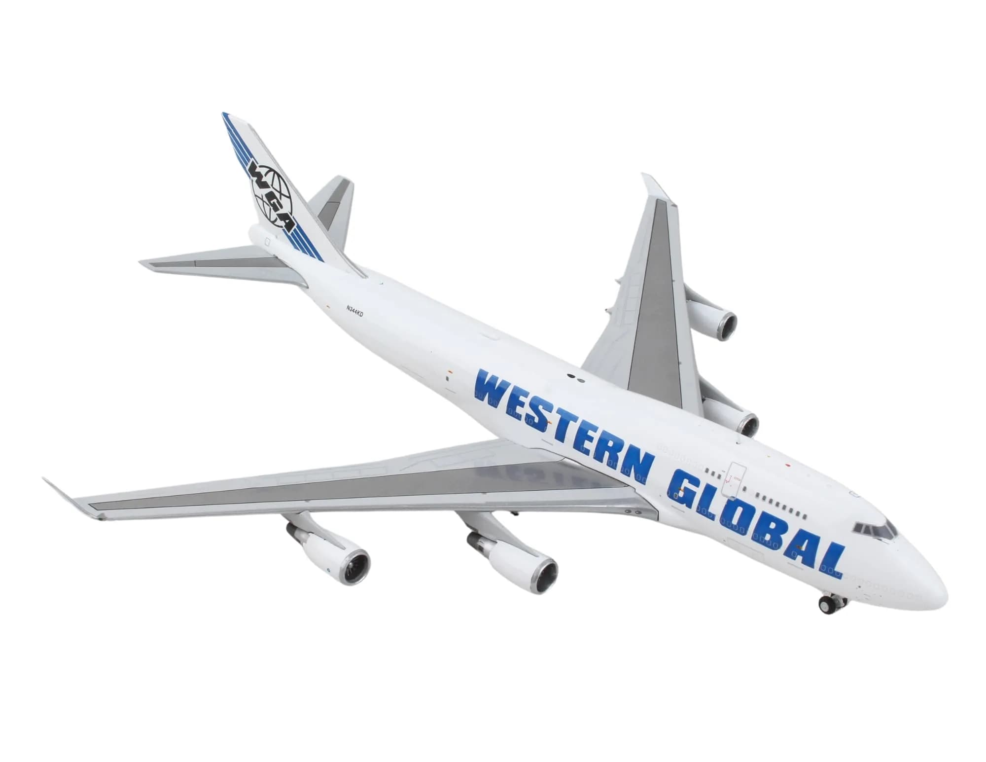 GeminiJets GJWGN2015 Western Global Airlines Boeing 747-400BCF 7" | Scale 1:400, Metal, Portable