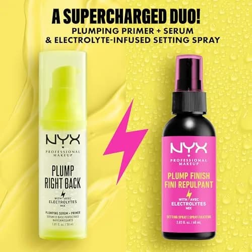 NYX PROFESSIONAL MAKEUP Plump Right Back Plumping Serum & Primer, 30ml | Hyaluronic Acid & Vitamins for All Skin Types thumbnail 8