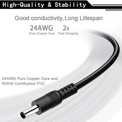SIOCEN Electric Toothbrush Charger Cable 3ft Pink | Compatible with Fairywill FW917 SG508 FW-508 FW-507 thumbnail 4