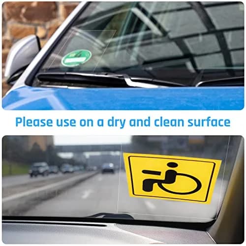 Zonon Windshield Sticker Applicator 4x6 in | Static Cling Window Film for Car Windows thumbnail 2