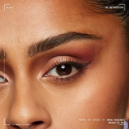 NYX PROFESSIONAL MAKEUP Thick It Stick It Brow Mascara Brunette 7ml (0.23 Fl Oz) | Vegan Brow Gel for Thicker Brows thumbnail 4