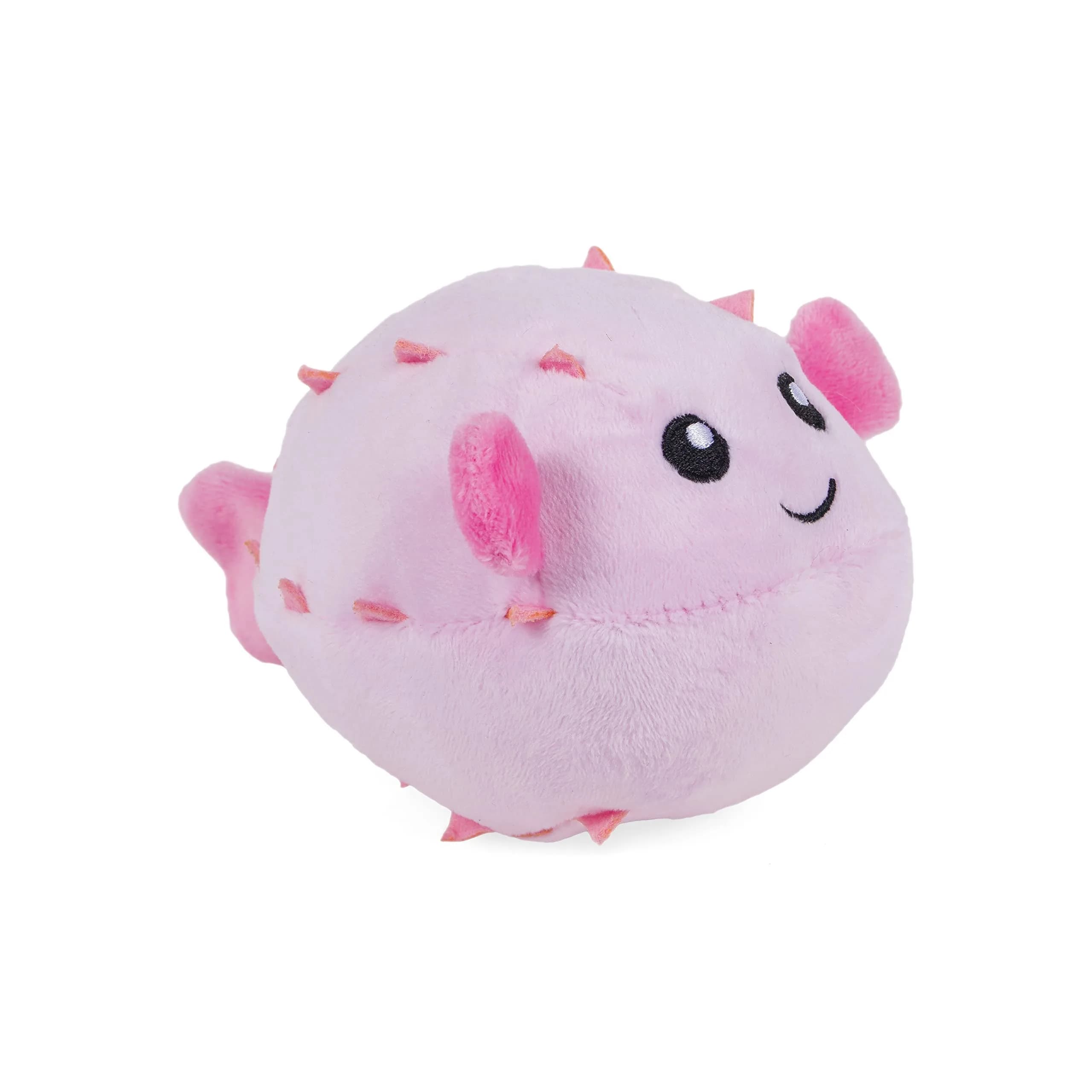 Petface Planet Pippa Puffa Fish Eco-Friendly Plush Dog Toy 18cm (7in) | Recycled Materials & Built-in Squeaker - main product image