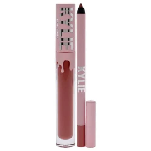 KYLIE Matte Lip Kit - Angel | Long-lasting, Smudge-resistant Liquid Lipstick & Lip Liner (0.10oz each) thumbnail 2
