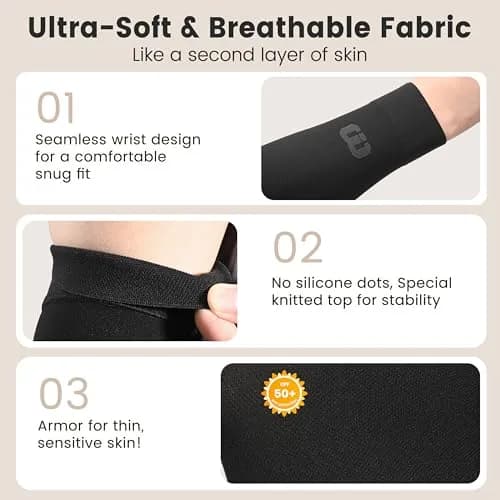 MGANG Medical Compression Arm Sleeve 20-30 mmHg, Lymphedema & Post-Surgery | FDA Approved Graduated Compression thumbnail 4