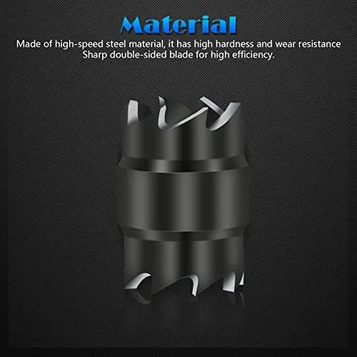 EEEKit 15-Piece Rotary Spot Weld Cutter Set with 3/8" Double-Sided Blades | HSS Drill Attachment for Sheet Metal thumbnail 4