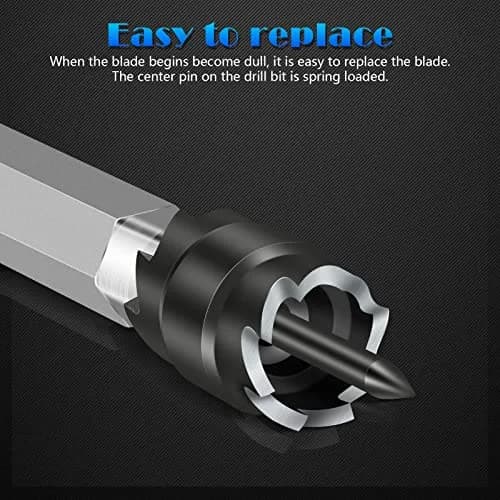 EEEKit 15-Piece Rotary Spot Weld Cutter Set with 3/8" Double-Sided Blades | HSS Drill Attachment for Sheet Metal thumbnail 2