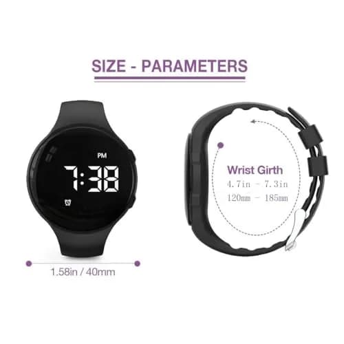 e-vibra Vibrating Alarm Watch Black | Ideal for Potty Training & Reminders thumbnail 2
