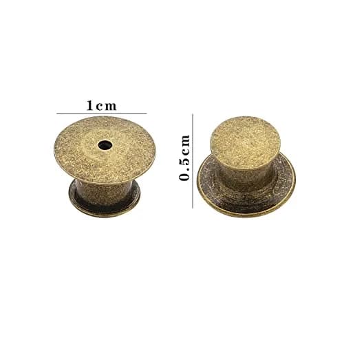 SUBANG Locking Pin Backs 40 pcs | Nickel Copper Jewelry Findings with Storage Case thumbnail 2