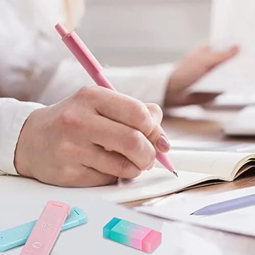 Four Candies Cute Mechanical Pencil Set, 6-Pack 0.5mm & 0.7mm | Pastel Candy Colors for Students thumbnail 7