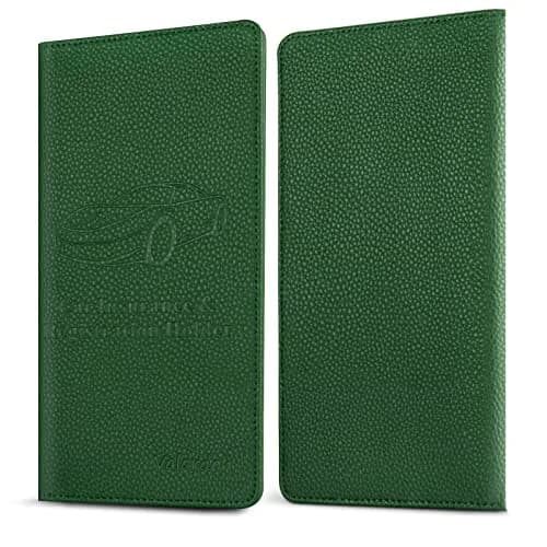 Valardoh Car Registration & Insurance Card Holder 9.5" x 5.1" | Durable PU Leather, Magnetic Closure thumbnail 5