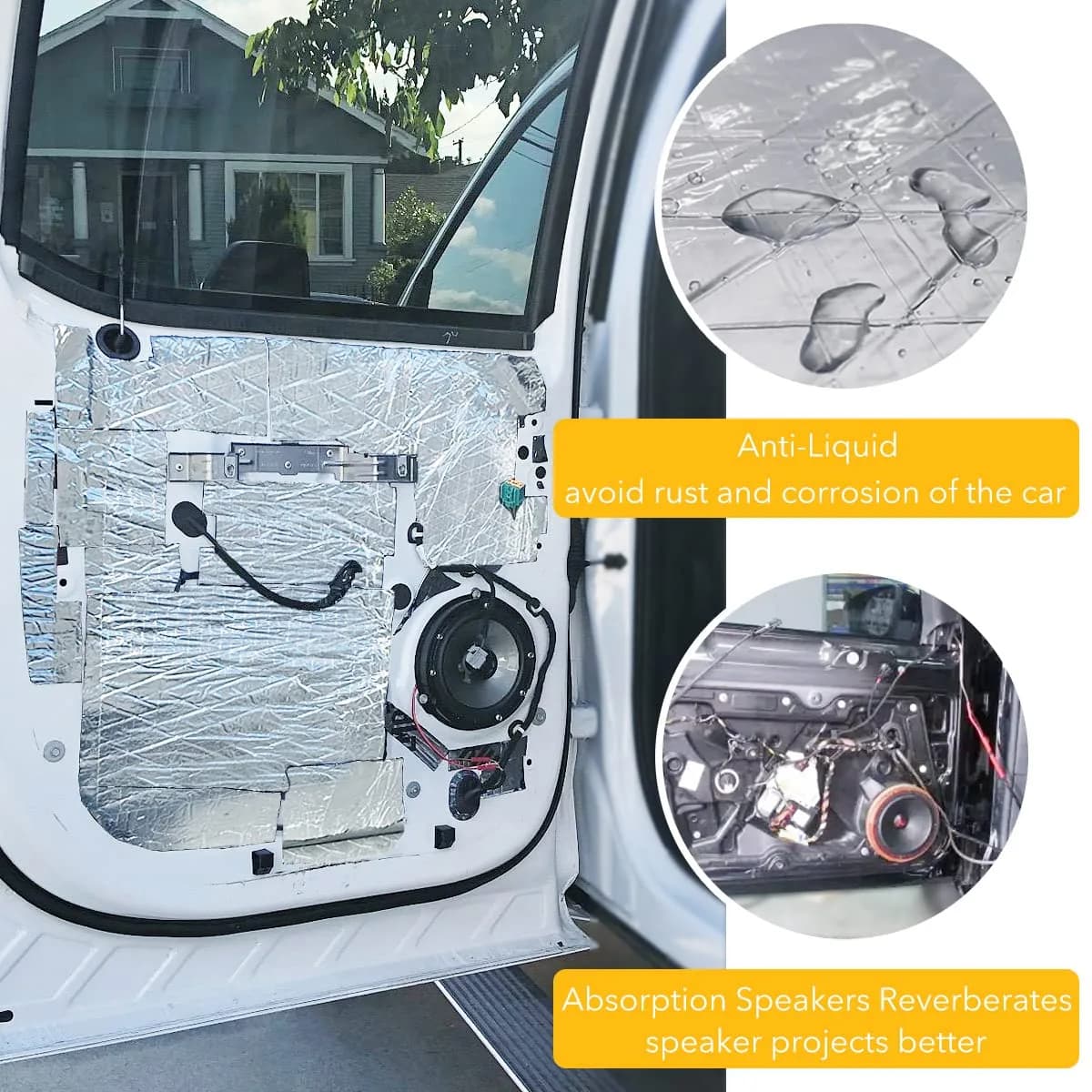KOIKEY Sound Deadening Mat 10mm (394 Mil) 13.1 sqft | Reduces Road Noise & Vibration - view 4
