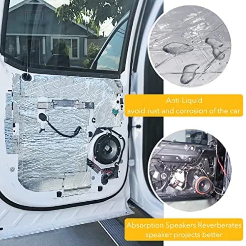 KOIKEY Car Sound Deadening Mat 15 pcs 16.3 sqft 197mil | Reduces Road Noise and Vibration thumbnail 3
