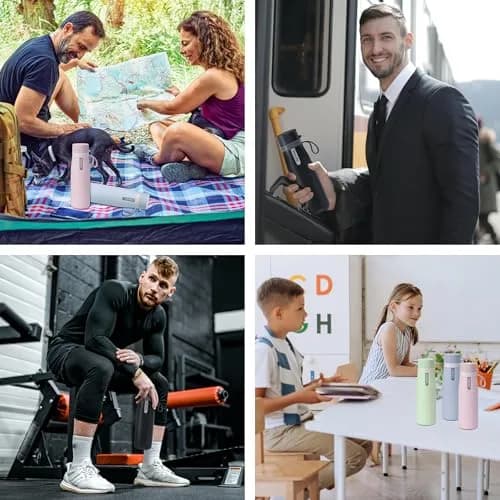 PHILIPS Filtered Water Bottle Stainless Steel Travel Keeps Cold 32oz | Double-Wall Insulation & Filtered Water thumbnail 4