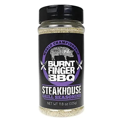 Burnt Finger BBQ Steakhouse Grill Seasoning 11.8 oz | Crafted for Live-Fire Grilling thumbnail 1