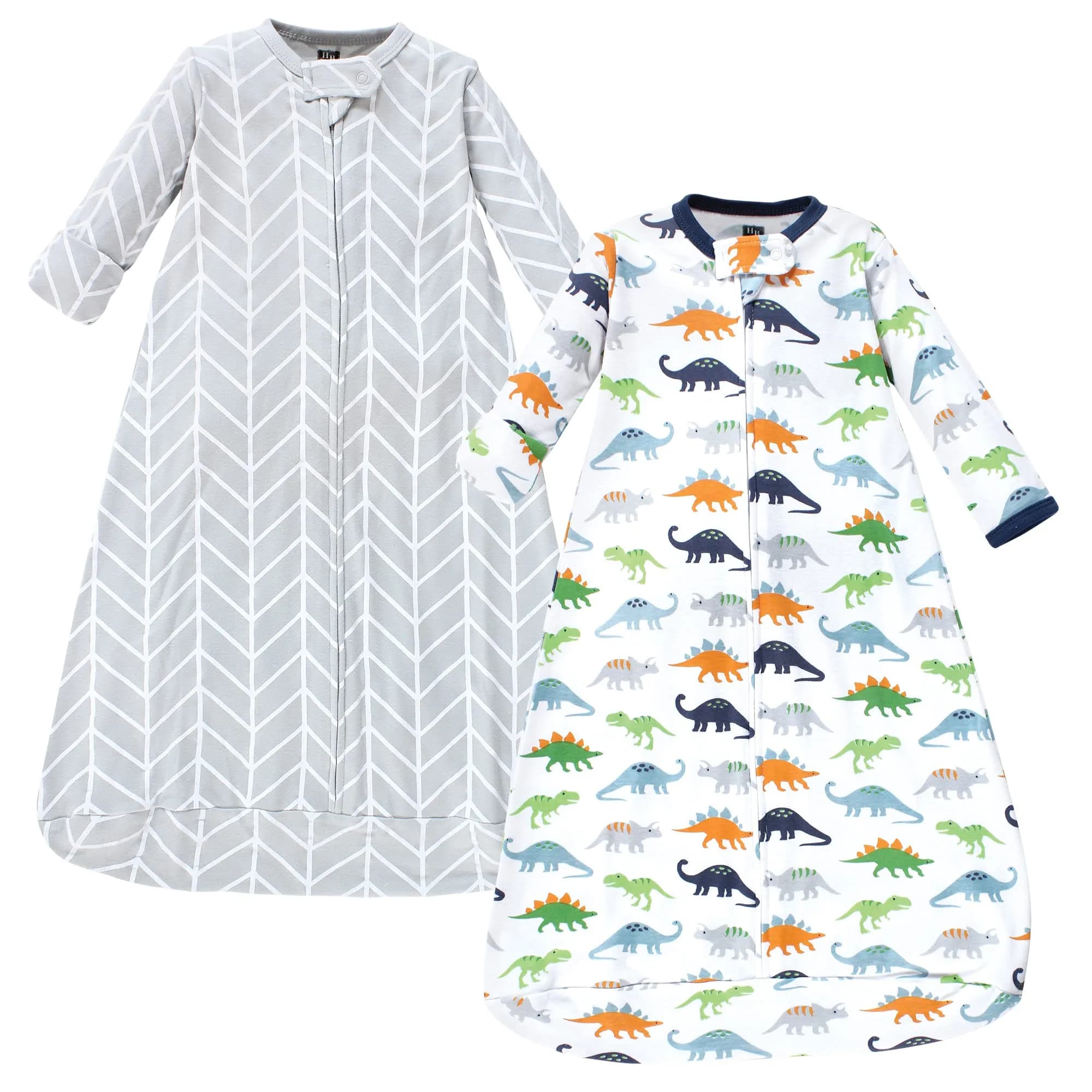 Hudson Baby Unisex Cotton Long-Sleeve Wearable Sleeping Bag Sack Blanket Dinosaurs 12-18 Months