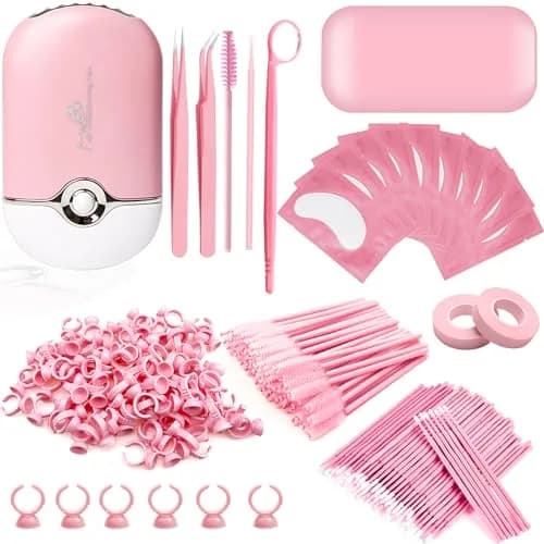 QUKLOGEN 267-Piece Eyelash Extension Kit with USB Fan Dryer | Professional Lash Tools for All Skin Types thumbnail 1