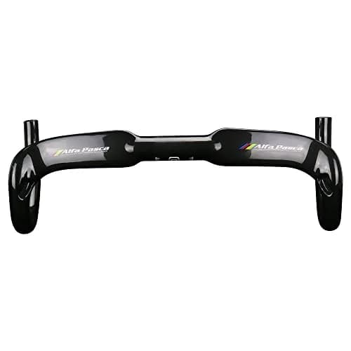 Alfa Pasca Carbon Fiber Drop Bars 31.8 x 400mm Aero Road Bike Handlebar | Lightweight & Internal Routing thumbnail 1