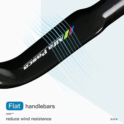 Alfa Pasca Carbon Fiber Drop Bars 31.8 x 400mm Aero Road Bike Handlebar | Lightweight & Internal Routing thumbnail 3