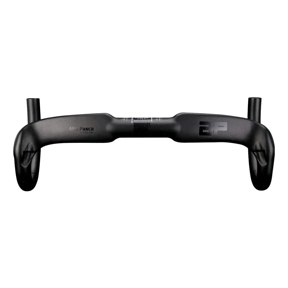 Alfa Pasca 31.8 x 400mm Black UD Matte Carbon Fiber Aero Road Bike Handlebars - main product image