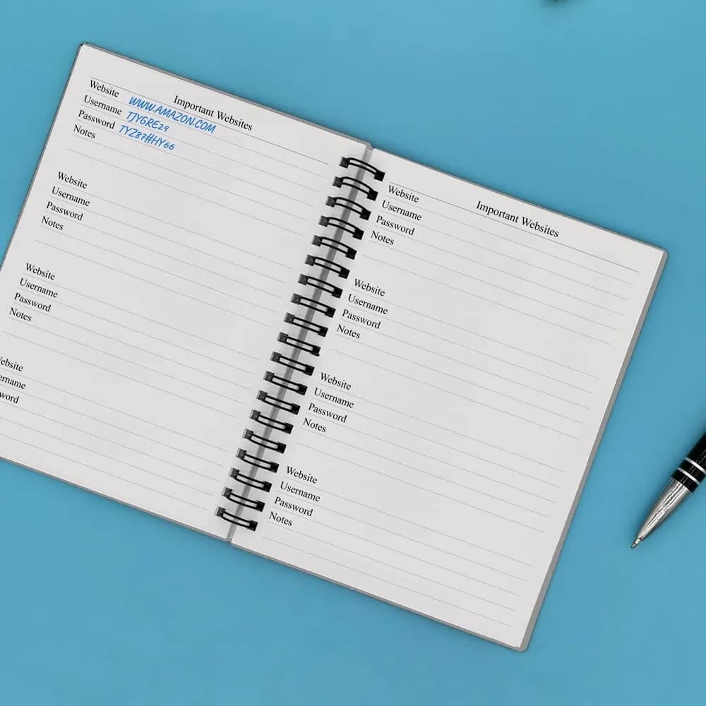 Nokingo Grey Address & Birthday Book with Tabs, 5x7 Inch | Organizer for Contacts, Passwords & Important Dates - view 5