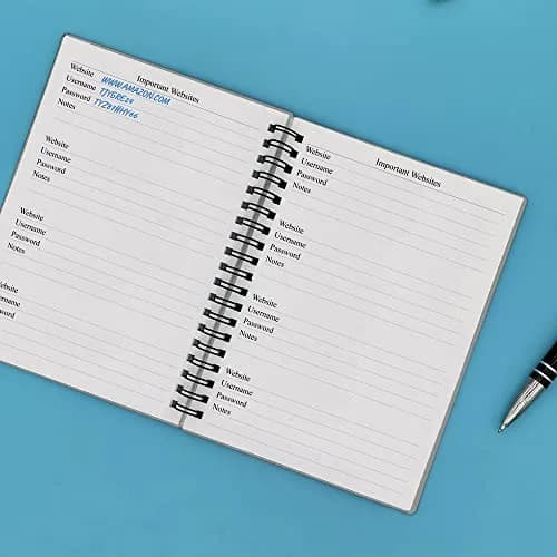 Nokingo Grey Address & Birthday Book with Tabs, 5x7 Inch | Organizer for Contacts, Passwords & Important Dates thumbnail 5