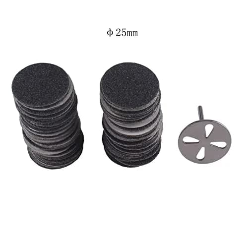 MZCMSL Foot Scraper Kit 100pcs Discs & Metal Nail Bit, Coarse Grit | Pedicure & Callus Removal thumbnail 5