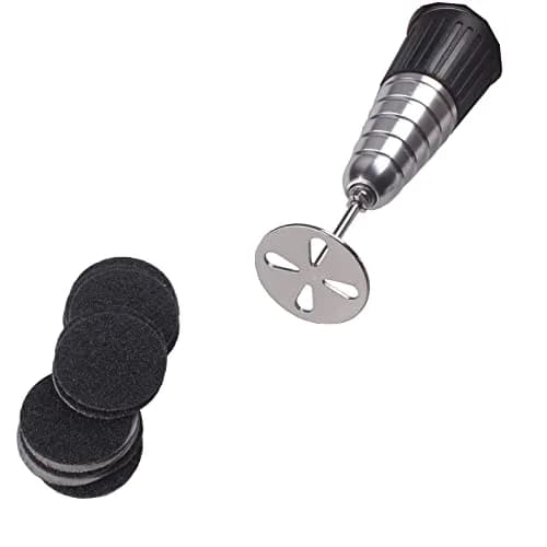 MZCMSL Foot Scraper Kit 100pcs Discs & Metal Nail Bit, Coarse Grit | Pedicure & Callus Removal thumbnail 3