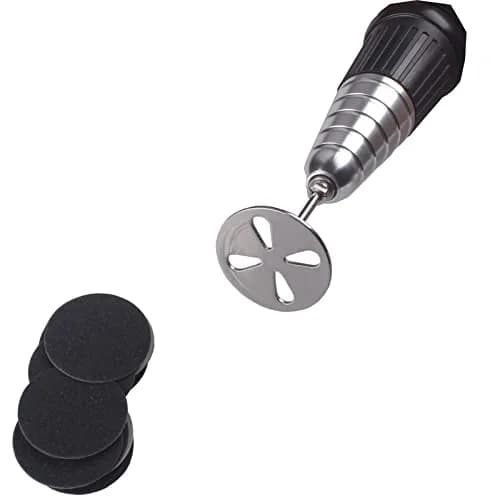 MZCMSL Nail Drill Bits & Sanding Discs 100pcs #240 Grit for Pedicure & Callus Removal thumbnail 3