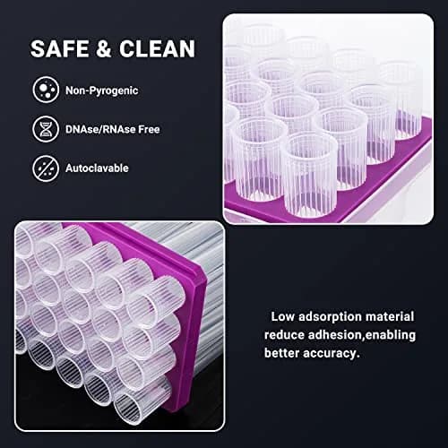 FOUR E'S SCIENTIFIC 10mL Pipette Tips Rack | Autoclavable Polypropylene (PP), Transparent thumbnail 3