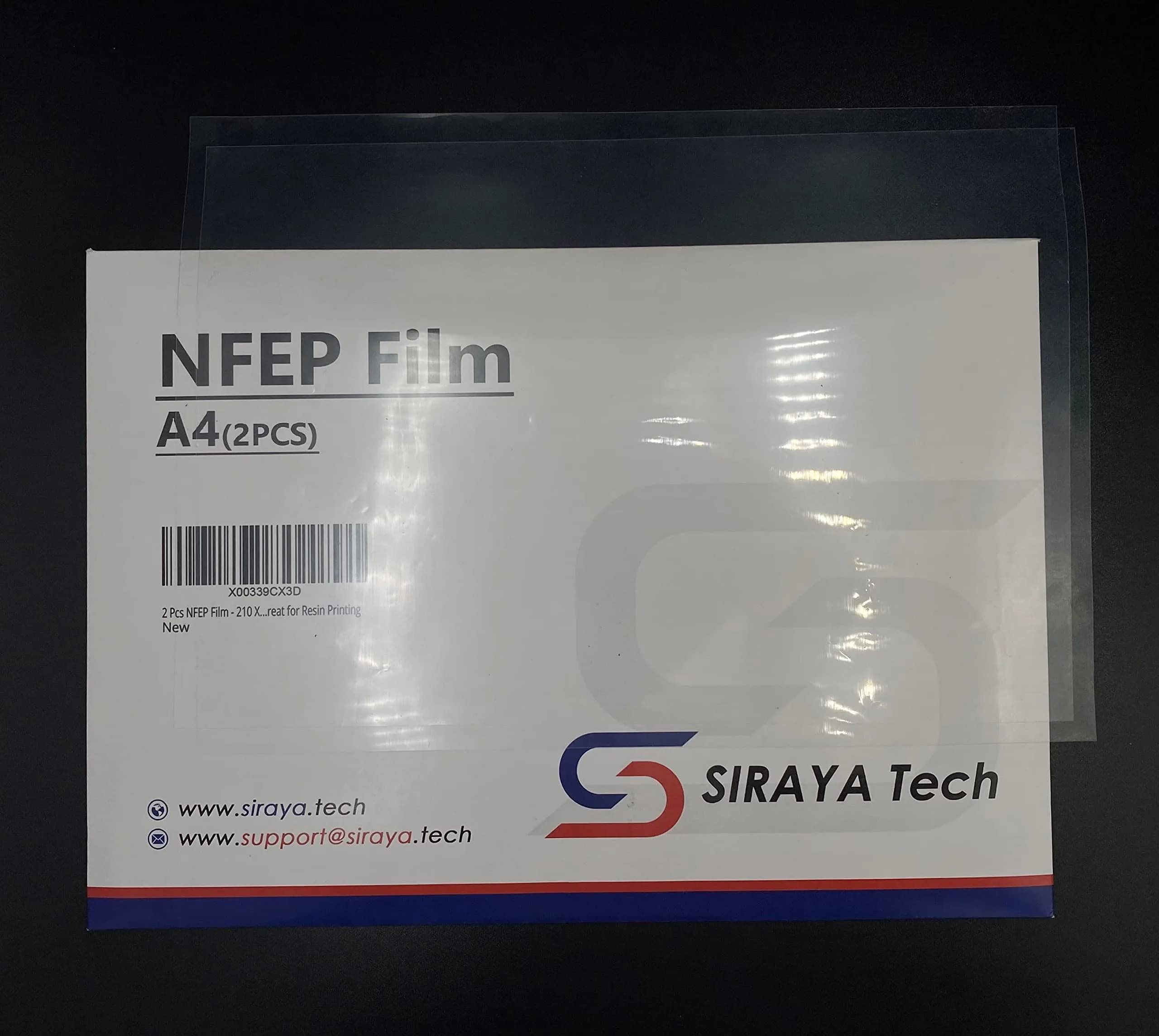 Siraya Tech NFEP Film A4 Size (210 x 297mm) - 2 Pcs | Better Durability, Fewer Layer Lines, Accurate Print Results for Resin 3D Printers - view 5