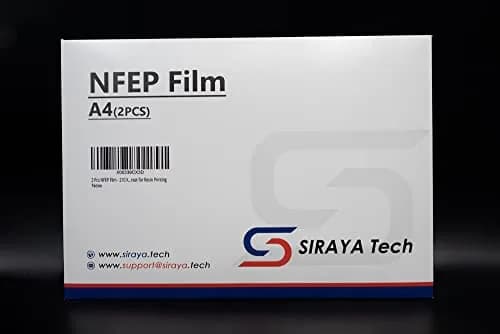 Siraya Tech NFEP Film A4 Size (210 x 297mm) - 2 Pcs | Better Durability, Fewer Layer Lines, Accurate Print Results for Resin 3D Printers thumbnail 8