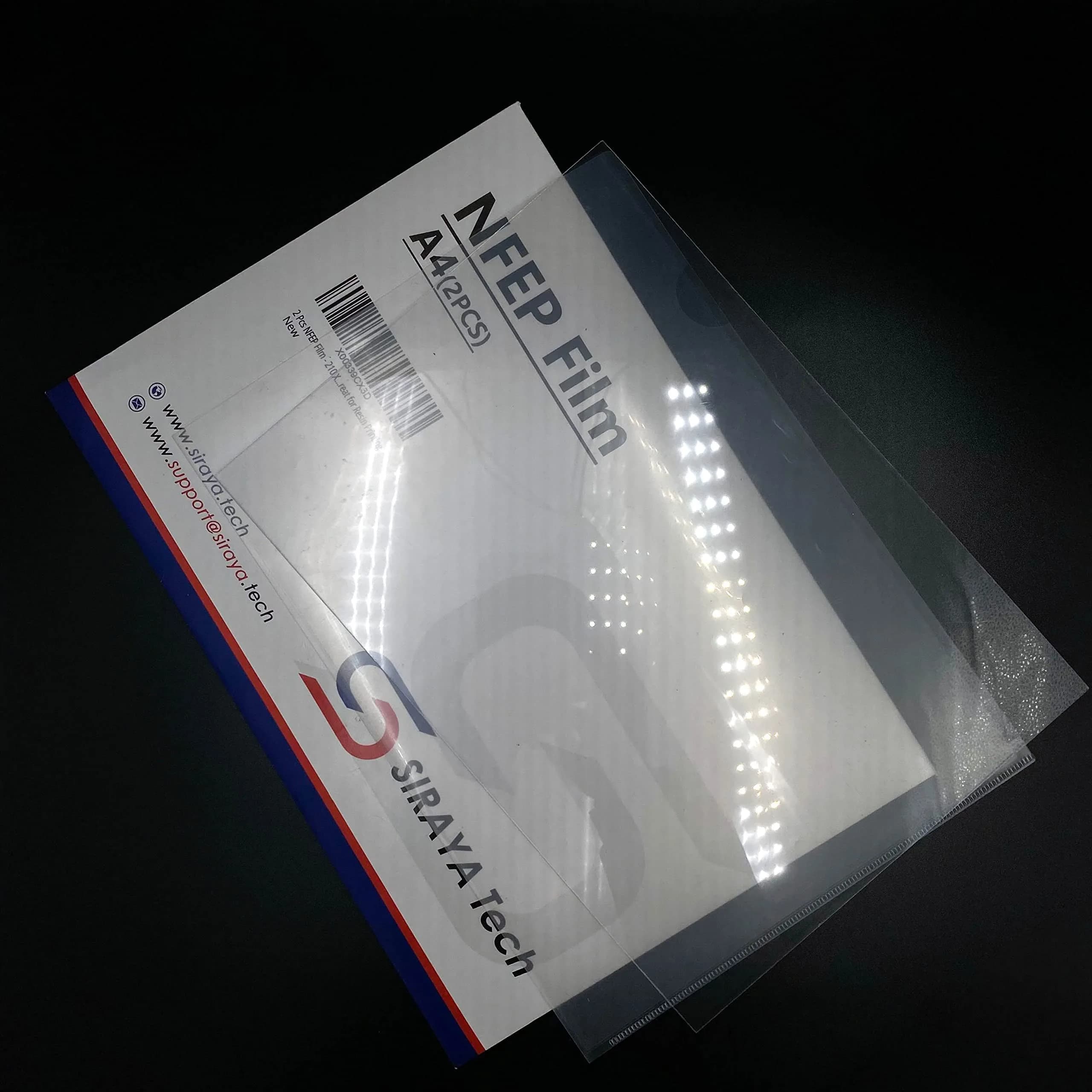 Siraya Tech NFEP Film A4 Size (210 x 297mm) - 2 Pcs | Better Durability, Fewer Layer Lines, Accurate Print Results for Resin 3D Printers - view 2