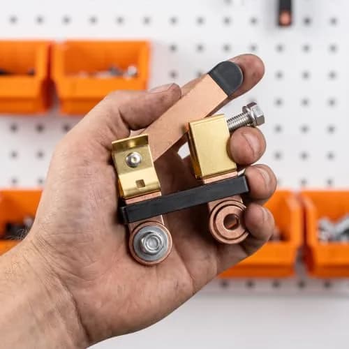 COZYEHOO Side Post Knife Blade Master Switch 12V 24V | Heavy Duty Brass Battery Disconnect thumbnail 8