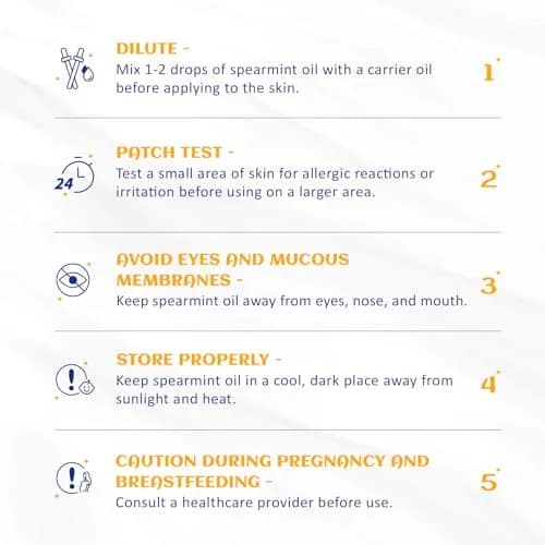 HIQILI Spearmint Essential Oil 100ml (3.38 Fl Oz) | Pure & Natural for Aromatherapy, Skin Care thumbnail 6