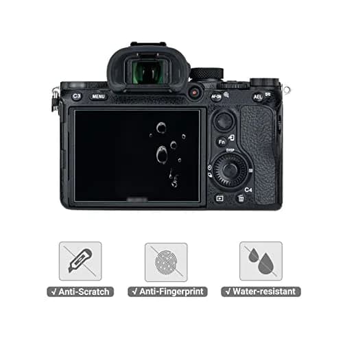 JJC Tempered Glass Screen Protector for Sony A7CR A7CII A6700 A7 IV ZV-E1 Cameras | 2-Pack, 9H Hardness, 2.5D Edges thumbnail 6
