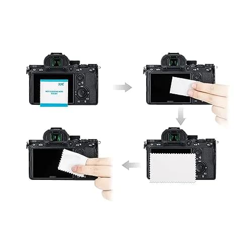 JJC Tempered Glass Screen Protector for Sony A7CR A7CII A6700 A7 IV ZV-E1 Cameras | 2-Pack, 9H Hardness, 2.5D Edges thumbnail 2