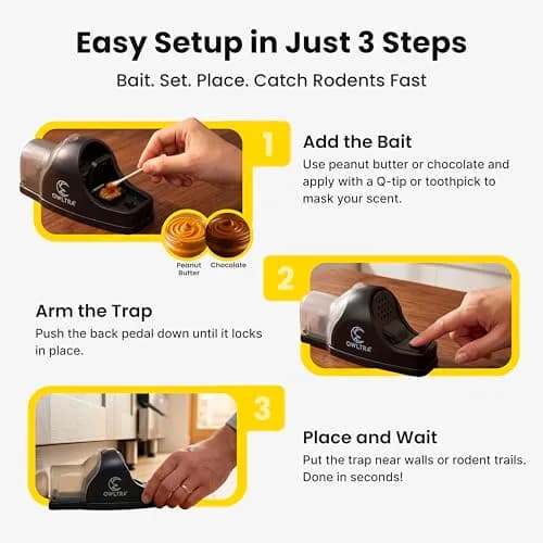 OWLTRA Tunnel Snap Mouse Trap 2PCS | Safe, Humane & Reusable Indoor/Outdoor thumbnail 6