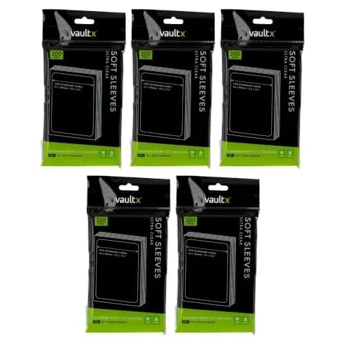 Vault X Soft Penny Sleeves 1000 Pack Clear | Protects Standard Trading Cards Up to 35pt thumbnail 1